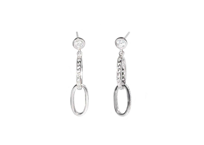 Rhodium Plated | Fashion Earrings